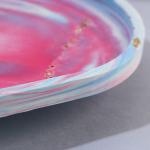 Блюдце «Разводы», 18.5?9 см, МИКС