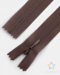 Молния потайная Т3 50см 50шт, col.F301 кофе