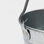 Ведро хозяйственное оцинкованное с ручкой, 500 мл, малое, ГОСТ