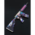 Оружие сувенирное, набор «Некромантика», автомат М4 А4, пистолет с глушителем, нож-штык, 3 шт.