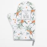 Варежка - прихватка «Этель» Berry garden, 20?28 см, саржа, 100% хлопок, ватин 250 г/м?