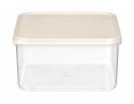 Емкость д/хран.продуктов Modena 0,7л, гибк.крышка, квадратный, светло-бежевый 221110125/01 Homver