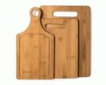 Доска разделочная бамбук набор 3шт/уп (29*22*1см, 34*18*1см, 35*25*1см) TR-52203 Taller