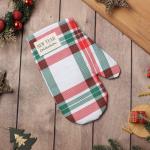 Варежка-Прихватка новогодняя «Этель» Holiday decoration 20?27 см, репс, 100% х/л, ватин 250 г/м?