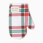 Варежка-Прихватка новогодняя «Этель» Holiday decoration 20?27 см, репс, 100% х/л, ватин 250 г/м?