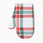 Варежка-Прихватка новогодняя «Этель» Holiday decoration 20?27 см, репс, 100% х/л, ватин 250 г/м?