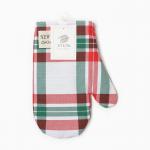 Варежка-Прихватка новогодняя «Этель» Holiday decoration 20?27 см, репс, 100% х/л, ватин 250 г/м?
