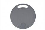 Доска разделочная малая, круглая d=22,5см, серый IS10006/13 Spark Plast
