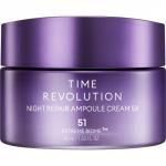*MISSHA Антивозрастной крем для лифтинга и сияния лица MISSHA Time Revolution Night Repair Ampoule Cream 5X, 50 мл