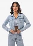 Женская джинсовая куртка CRACPOT 6297-уценка