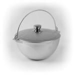 Казан литой 5л с крышкой, алюминиевый (походный) 55300 Мечта