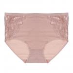 GALANTE Трусы женские макси с декором, р.48, 95%хлопок, 5%спандекс, бежевый, НБ25-14