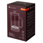 BY COLLECTION Френч-пресс 1000мл, жаропрочное стекло, двойные стенки