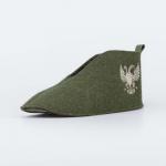 оливковый туфли комн. мужские Войлок