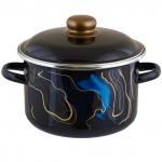 Кастрюля эмал цил "Вечерний мираж" 4,0л ТМ Appetite