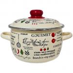 Кастрюля эмал сфер Шедевры 4,0л ТМ Appetite