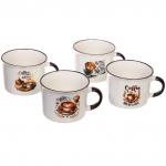 Кружка керамическая 210мл "Кофе", микс рисунков