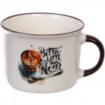 Кружка керамическая 210мл "Кофе", микс рисунков