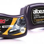 Губка для обуви CROCODILE  "Волна" черная