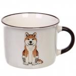 Кружка керамическая 210мл "Собаки", микс рисунков