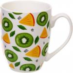 Кружка керамическая 350мл "Фрукты, микс рисунков