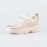 беж-роз полуботинки малодетская, дошкольная Комбинирован.