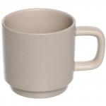 Кружка керамическая 280мл "Совершенство", бежевая