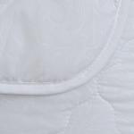 Одеяло всесезонное 1.5-спальное VESTA, 140?205 см, файбер 150 г/м, микрофибра белая 80 г/м?