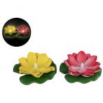 Фигурка прудовая "Кувшинка" с подсветкой, разноцветная (2 шт)