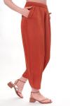 ЖЕНСКИЕ БРЮКИ Артикул 707-17/2 (карамельный апельсин)