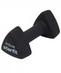 Гантель неопреновая STARFIT DB-205 2,5 кг, черный