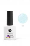 ADRICOCO Гель-лак для ногтей / French dessert №07, сахарная глазурь, 8 мл KRISTALLER, 1109570