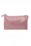 Kristaller Косметичка женская Knitted rope pattern, перламутр розовый KRISTALLER, 1111220