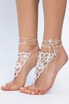 Барефуты Вязанные украшения на ноги LADY TAIGA, 1128128