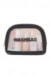 Kristaller Косметичка Washbag crescent, чёрный KRISTALLER, 1111172