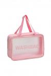 Kristaller Косметичка Washbag rectangular big, розовый KRISTALLER, 1111173