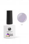 ADRICOCO Гель-лак для ногтей / French dessert №01, йогуртовый макарон, 8 мл KRISTALLER, 1109599