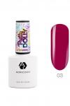 ADRICOCO Гель-лак для ногтей / Pretty dolly №03, неоновая маджента, 8 мл KRISTALLER, 1109576