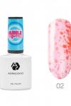 ADRICOCO Гель-лак для ногтей с цветной неоновой слюдой / Bubble Gum №02, сладкий арбуз, 8 мл KRISTALLER, 1109928
