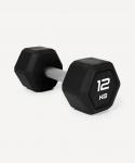 Гантель гексагональная STARFIT DB-301PRO 12 кг, обрезиненная, черный
