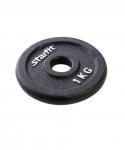 Диск чугунный STARFIT BB-204 d=26 мм, черный, 1 кг