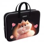 Папка текстильная на молнии ErichKrause с ручками Prima Cat, A4+