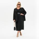 Жакет из костюмной ткани, цвет черный *