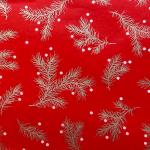 Набор ErichKrause Decor 4 листа упаковочной бумаги тишью Еловые ветки 50х70см