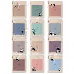 Комплект тетрадей общих ученических ErichKrause Study Buddy, 48 листов, клетка/линейка, со справочным материалом (пакет 12 шт.)