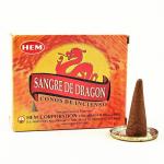 HEM Dragons Blood Cones Благовоние конусы Кровь Дракона 10шт