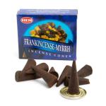 HEM Frankincense Myrrh Cones Благовоние конусы Ладан - Мирра 10шт