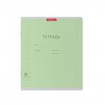 Тетрадь школьная ученическая ErichKrause Классика Visio зеленая, 18 листов, линейка (в плёнке по 10 шт.)