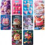 Календарь карманный, 65*95 мм BG Сладости, глянцевая ламинация, ассорти, 2026г., 380635