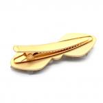 Зажим для волос Бантик с бериллом 6,5*2,5см